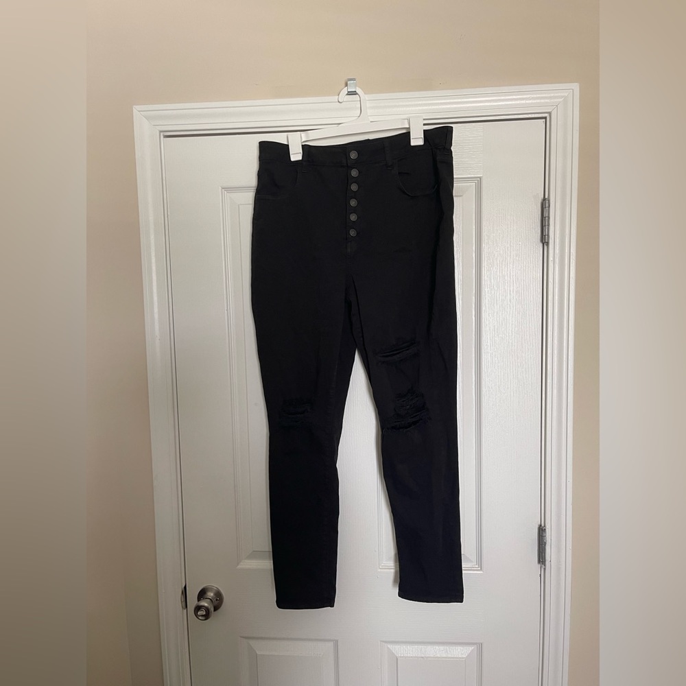 size 18 super high rise jeans from american eagle